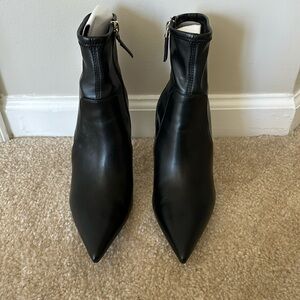 Zara Black High Heel Boots